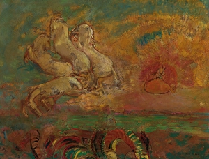 Le Char D’apollon Et Le Dragon [circa 1907] by Odilon Redon [1840–1916]